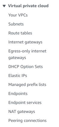 Just a few of your VPC networking options these days